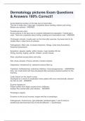 EXAM  BUNDLE PEDIATRICS &ndash; DERMATOLOGY &lpar;COMPLETE PACKAGE&rpar; Questions & Answers&rpar;100&percnt; Correct&excl;