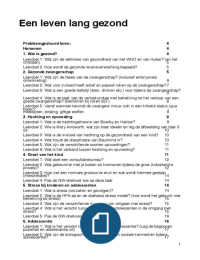 Een leven lang gezond met alle leerdoelen&comma; FIA&comma; Team Based Learning&comma; PGO systeem en feitjes over de hersenen&period; 
