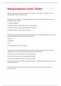 Smog Inspector Level 1 Exam  Questions and Answers Solved 100&percnt; Correct&excl;&excl;