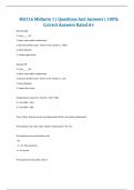 MA116 Midterm 1 &vert; Questions And Answers &vert; 100&percnt; Correct Answers Rated A&plus;