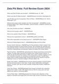 Zeta Phi Beta&colon; Full Review Exam 2024
