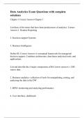 Data Analytics Exam Questions with complete solutions