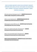 D202 HUMAN GROWTH AND DEVELOPMENT NEWEST VERSION 2024-2025 ACTUAL TEST BANK 410 QUESTION AND  CORRECT DETAILED VERIFIED ANSWERS  FROM VERIFIED SOURCES&period;