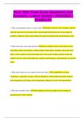 Nurc 1001 Final Exam Questions and Answers &vert; Latest Update &vert; 2024&sol;2025 &vert; Graded A&plus;