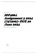IOP4861 Assignment 3 2024 &lpar;757506&rpar;- DUE 20 June 2024