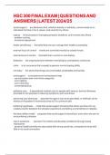 HSC 300 FINAL EXAM &vert; QUESTIONS AND ANSWERS &vert; LATEST 2024&sol;25