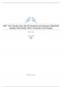 HIST 1421 Review Quiz with 50 Questions and Answers 2024&sol;2025 Update Fully Solved 100&percnt;&semi; University of the People