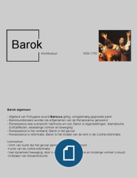 Powerpoint Barok architectuur 1600-1750