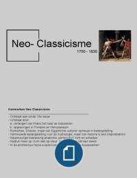 Powerpoint neo-classicisme 1750-1830