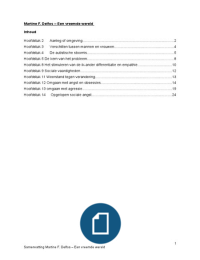 Martine F&period; Delfos - Een vreemde wereld 