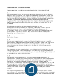 Bedrijfsbeslissingen en financi&euml;le verantwoording H1 t&sol;m H5