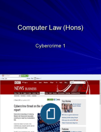 Computer Law - Full Module (EXAM REVISION)