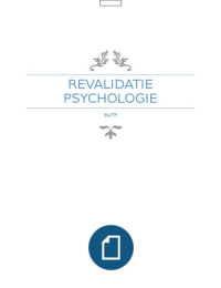 Revalidatie Psychologie