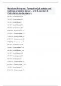 Merchant Program&comma; Power line job safety and training program&comma; book 1&comma; unit 3&comma; section 3 Calculation and Answers&period;