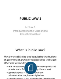 Public Law- FULL MODULE (Exam Revision)