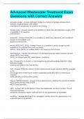 Advanced Wastewater Treatment Exam Questions with Correct Answers