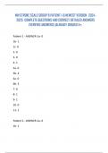 NIH STROKE SCALE GROUP B PATIENT 1-6 NEWEST VERSION    &sol;NIH Stroke Scale &ndash; All Test Groups A-F &lpar;patients 1-6&rpar; Answer key Updated Spring 2023&period;