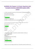 NURSING 101-Chapter 1-11 Exam&semi; Questions with  Complete Solutions 2024&sol;2025 Update 100&percnt;  Solved