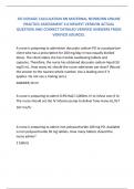 ATI DOSAGE CALCULATION RN MATERNAL NEWBORN ONLINE PRACTICE ASSESSMENT 3&period;1 NEWEST VERSION ACTUAL QUESTION AND CORRECT DETAILED VERIFIED ANSWERS FROM VERIFIED SOURCES&period;