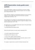 AIPB Depreciation study guide exam quizzes