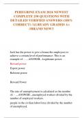 PEREGRINE EXAM 2024 NEWEST  COMPLETE 250 QUESTIONS WITH  DETAILED VERIFIED ANSWERS &lpar;100&percnt;  CORRECT&rpar; &sol;ALREADY GRADED A&plus;  &sol;&sol;BRAND NEW&excl;&excl;