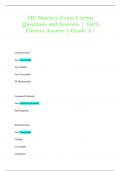 SIE Mastery Exam I terms Questions and Answers &vert; 100&percnt;  Correct Answer &vert; Grade A&plus;