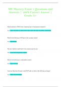 SIE Mastery Exam 1 Questions and  Answers &vert; 100&percnt; Correct Answer &vert;  Grade A&plus;