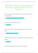 SIE Mastery Exam 1 Questions and  Answers &vert; 100&percnt; Correct Answer &vert;  Grade A&plus;