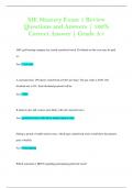 SIE Mastery Exam 1 Review  Questions and Answers &vert; 100&percnt;  Correct Answer &vert; Grade A&plus;