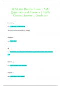 SCM 300 Davilla Exam 1 ASU Questions and Answers &vert; 100&percnt;  Correct Answer &vert; Grade A&plus;