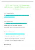SCM 300 Exam 2 ASU Questions  and Answers &vert; 100&percnt; Correct Answer &vert; Grade A&plus;