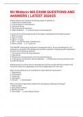 NU Midterm 665 EXAM QUESTIONS AND ANSWERS &vert; LATEST 2024&sol;25