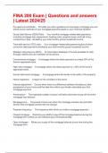 FINA 200 Exam &vert; Questions and answers &vert; Latest 2024&sol;25