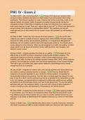 PNC IV - Exam 2 Questions and Answers with complete actual solution