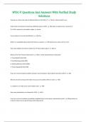 WISC-V Questions And Answers With Verified Study Solutions
