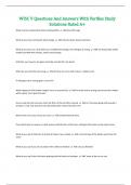 WISC V Questions And Answers With Verifies Study Solutions Rated A&plus;
