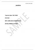  Tutorial Letter 102&sol;1&sol;2022  DVA1501 MAY-JUNE 2022 EXAMINATION DEVELOPMENT STUDIES