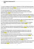 ATI Pharm Assessment A 2024 Exam Questions and Complete Solutions Graded A&plus;