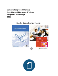 SV Coachthema's leerjaar 2 Margo Akkermans