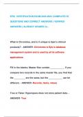 EPIC CERTIFICATION EXAM 2023-2024 &vert;COMPLETE 55  QUESTIONS AND CORRECT ANSWERS &lpar; VERIFIED  ANSWERS &rpar; ALREADY GRADED A&plus;&period;