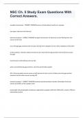 NSC Ch&period; 5 Study Exam Questions With Correct Answers&period;