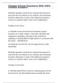 Chapter 9 Exam Questions With 100&percnt; Verified Answers