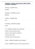 Chapter 7 Exam Questions With 100&percnt; Correct Answers