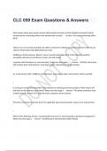CLC 059 Exam Questions & Answers&period;