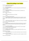 Clinical Psychology Case Studies&period;