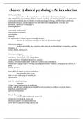 chapter 1&lpar; clinical psychology&colon; An introduction&period;