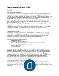 Jeugd in een gedwongen kader &lpar;minor WIGK&rpar;