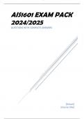 AIS1601 EXAM PACK 2024&sol;2025