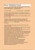 Psych 140 Module 4 Exam Questions with 100&percnt; correct answers &vert; verified &vert; latest update 2024