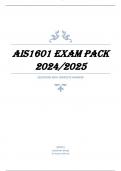 AIS1601 EXAM PACK 2024&sol;2025